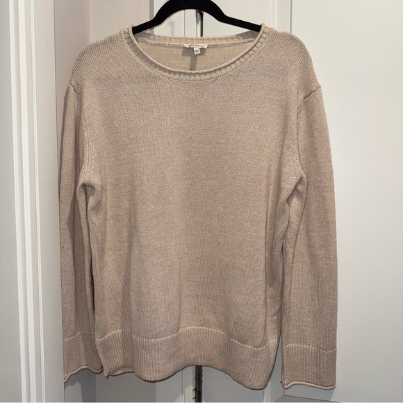 Ella Moss Sweaters - Ella Moss Cream Crew Neck Sweater